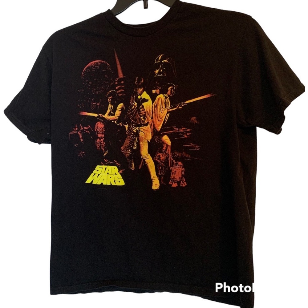 Short Sleeve Black Star Wars Boys T-shirt